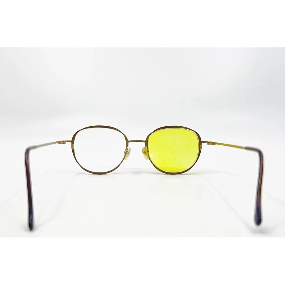 Cinzia Europa Eyeglass Frames Mens Bronze CIN-5129 C1 Oval Full Rim 49-20-138